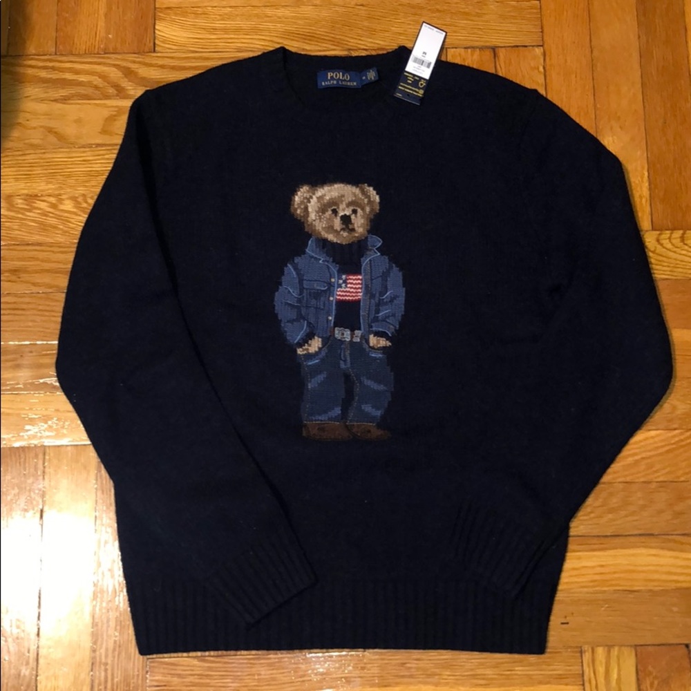Men’s Ralph Lauren Wool Bear Sweater